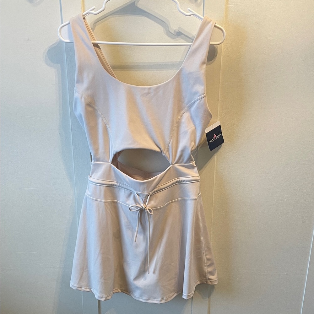 L*Space Cream Activewear dress NWT